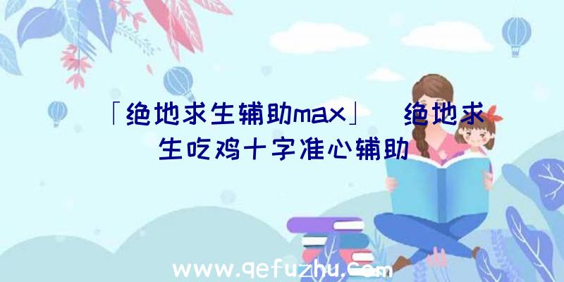 「绝地求生辅助max」|绝地求生吃鸡十字准心辅助